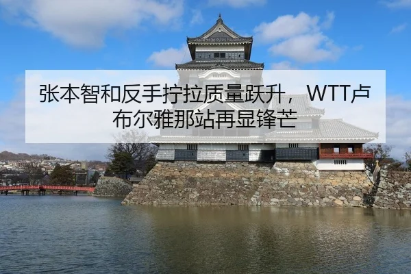 张本智和反手拧拉质量跃升，WTT卢布尔雅那站再显锋芒